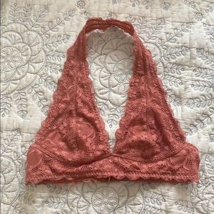 Free People Galloon Lace halter bra